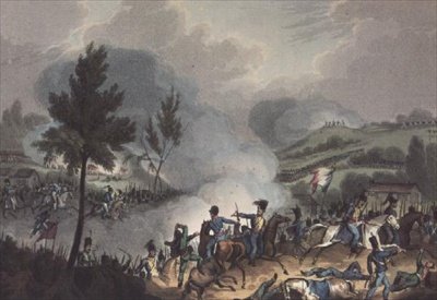 Battaglia di Grigo, 11 maggio 1809, inciso da Daniel Havell da William after Heath